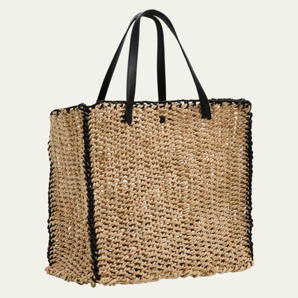 Eilaf Dom everyday woven palm tote bag